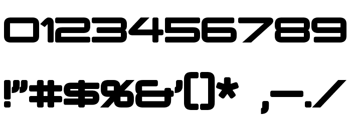 PCap Terminal Bold Font OTHER CHARS