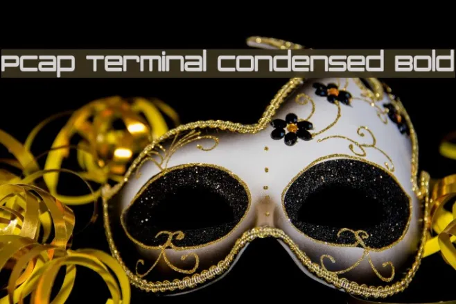 PCap Terminal Condensed Bold Example 2