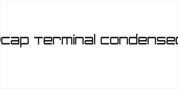 PCap Terminal Condensed Logo