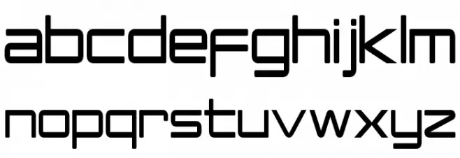 PCap Terminal Condensed Caratteri MINUSCOLO