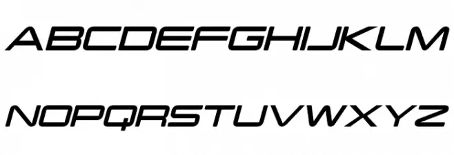 PCap Terminal Italic 字体 大写