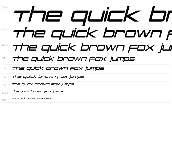 PCap Terminal Italic Waterfall