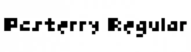 Pcsterry Regular  Скачать бесплатные шрифты