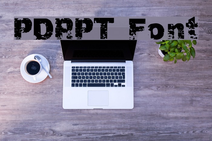 PDRPT Font examples