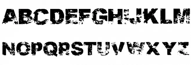 PDRPT Шрифта ВЕРХНИЙ