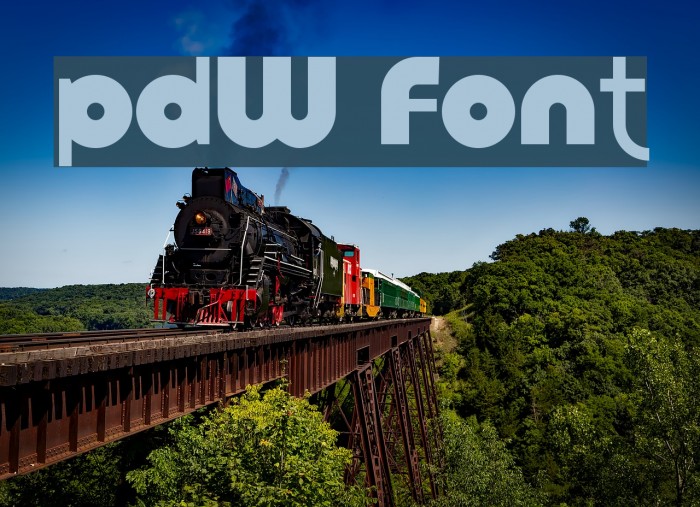 pdW Font examples