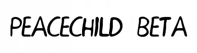 PEACECHILD BETA  Frei Schriftart Herunterladen