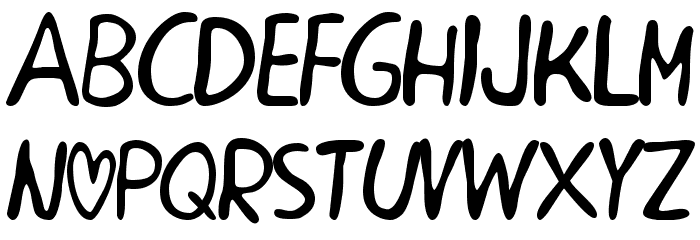PEACECHILD BETA Font LOWERCASE
