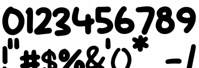 PEACHY HONEY Font OTHER CHARS