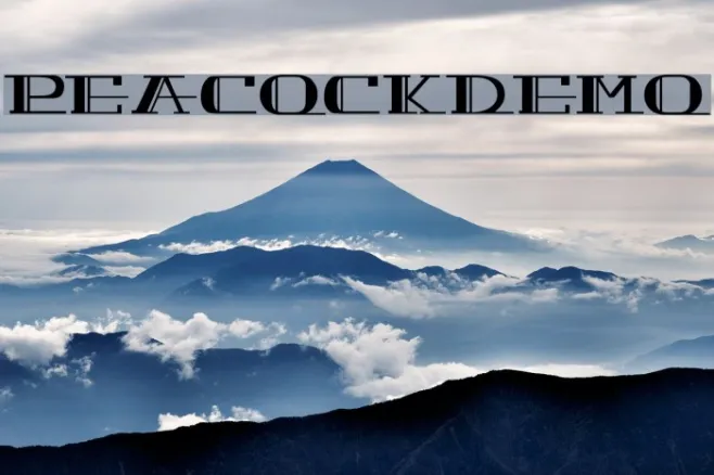 PEACOCK DEMO normal Example 1