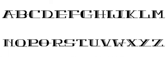 PEACOCK normal Schriftart Groß