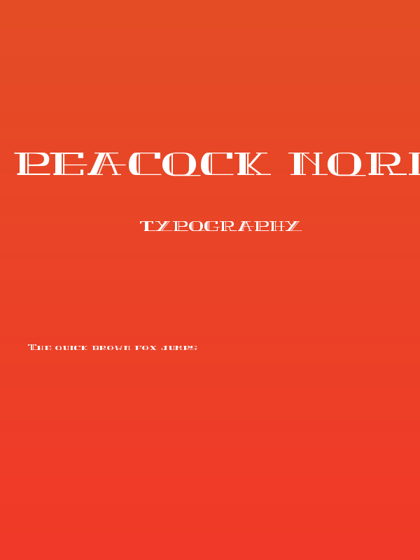 PEACOCK normal Poster