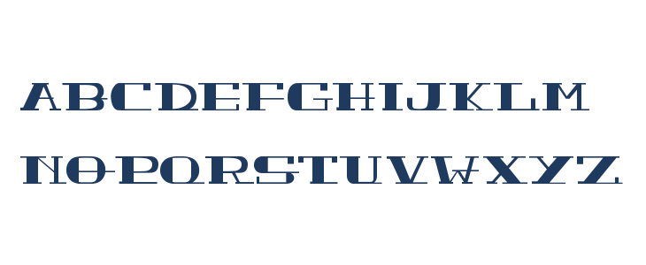 PEACOCK normal Lowercase