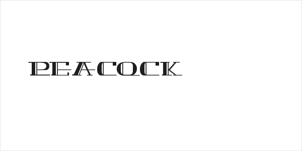 PEACOCK normal Logo