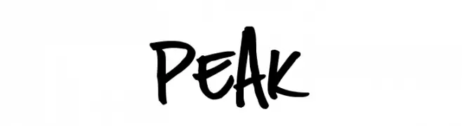 PEAK  免费字体下载