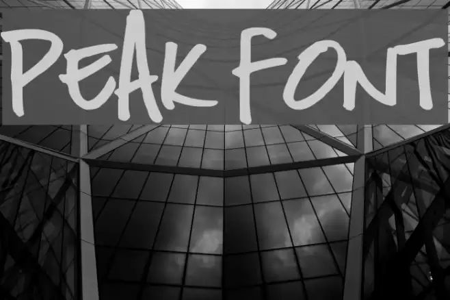 PEAK Font examples