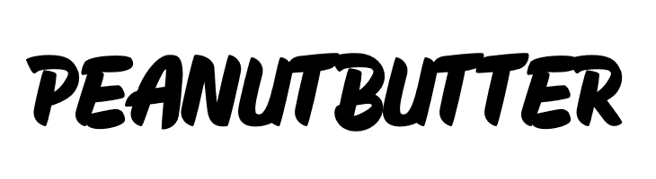 PEANUT BUTTER  les polices de caractères gratuit tlcharger