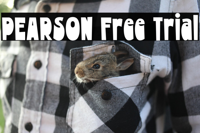 PEARSON Free Trial Example 2