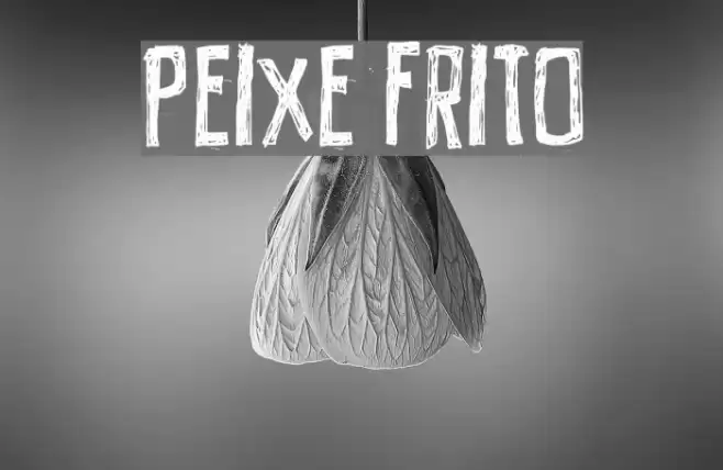 PEIXE FRITO Font examples