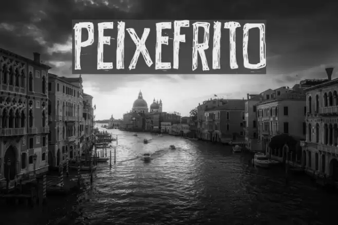 PEIXEFRITO Font examples