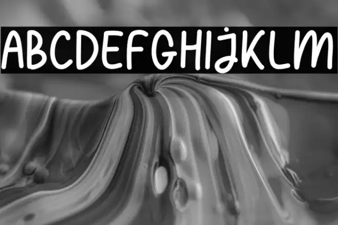 PENCAKE SWEETY Font examples