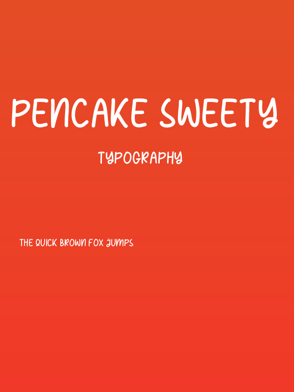 PENCAKE SWEETY Poster