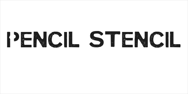 PENCIL STENCIL Logo