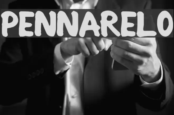 PENNARELO Font examples
