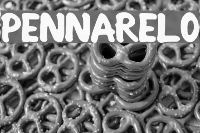 PENNARELO Font examples