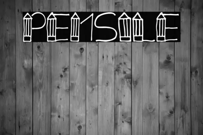 PENSILE Font examples