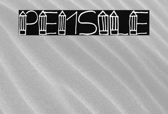 PENSILE Font examples