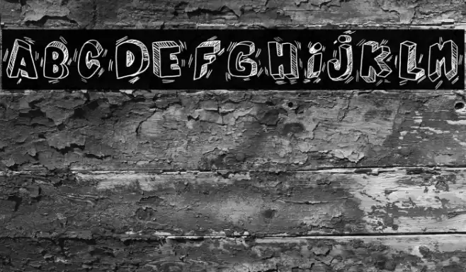 PEOPLE BOOK Font examples