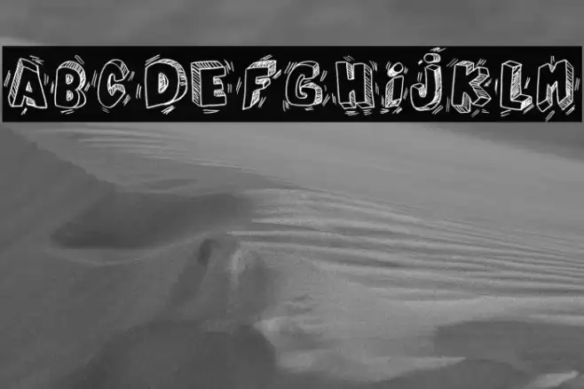 PEOPLE BOOK Font examples