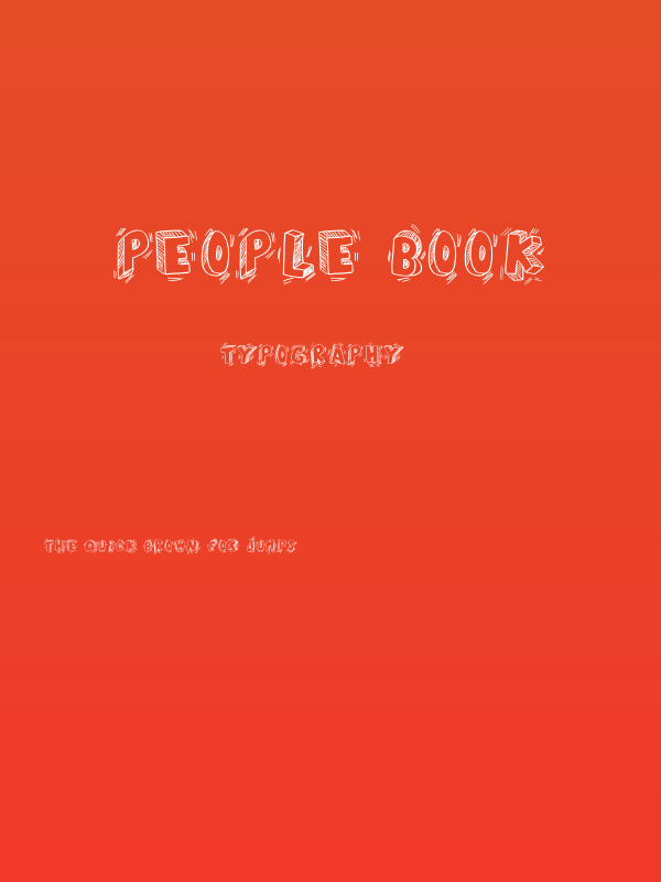 PEOPLE BOOK Poster