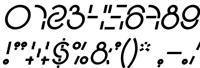 PEOPLE QUARK Bold Italic Font OTHER CHARS