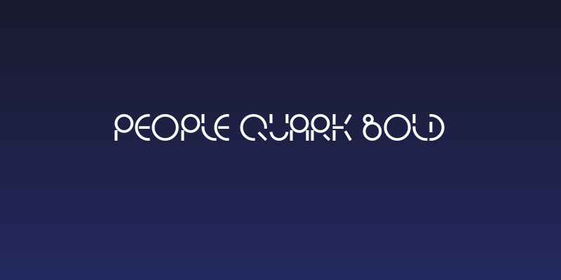 PEOPLE QUARK Bold Social Header