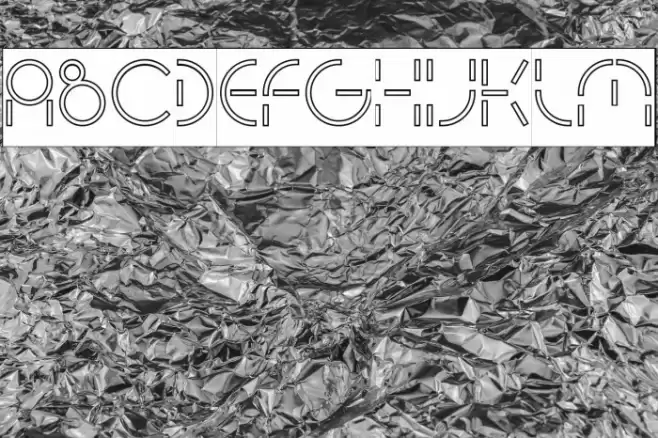 PEOPLE QUARK-Hollow-Inverse Font examples