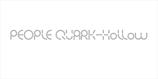 PEOPLE QUARK-Hollow Logo