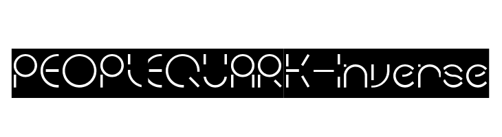 PEOPLE QUARK-Inverse  Free Fonts Download