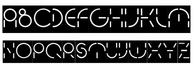 PEOPLE QUARK-Inverse Polices MAJUSCULES