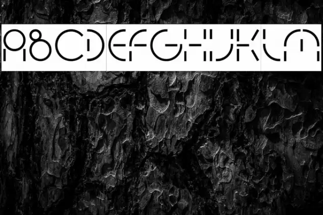 PEOPLE QUARK-Inverse Font examples