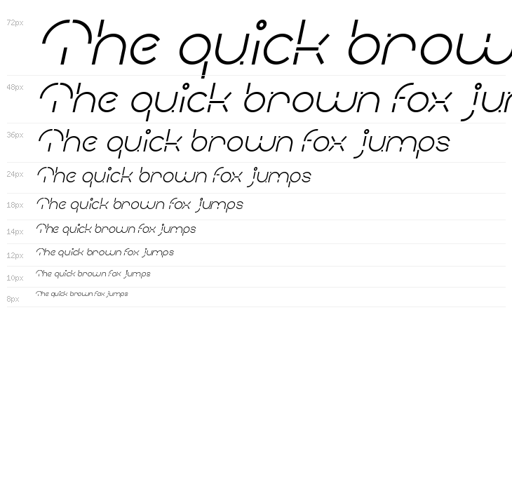 PEOPLE QUARK Italic Waterfall