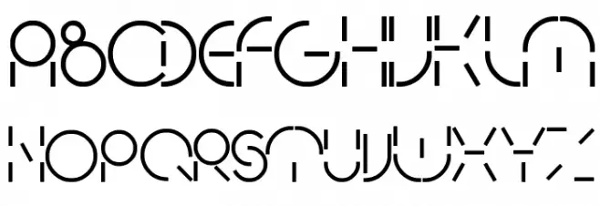 PEOPLE QUARK Schriftart Groß