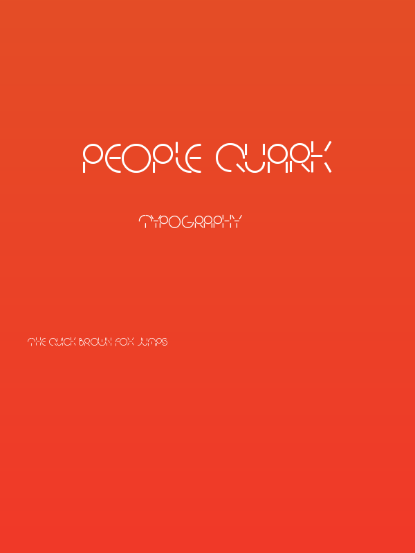 PEOPLE QUARK Poster