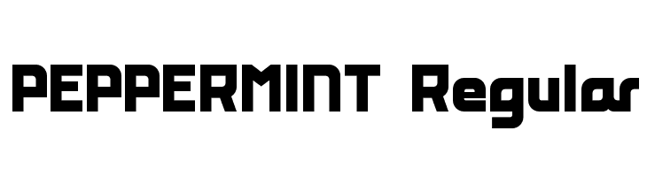 PEPPERMINT Regular  Descarca Fonturi Gratis