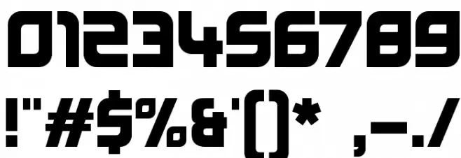 PEPPERMINT Font OTHER CHARS