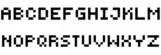 PEPminus10 Шрифта ВЕРХНИЙ