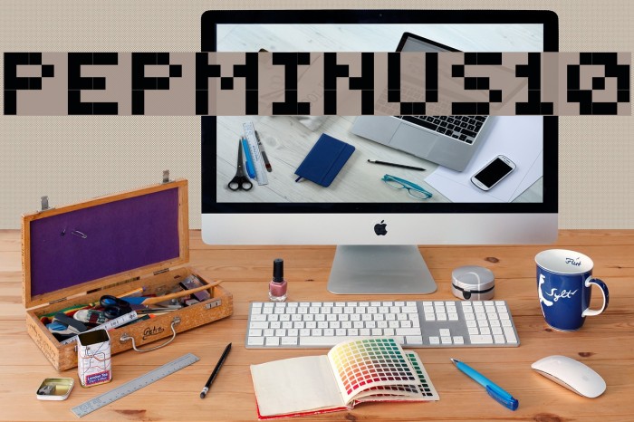 PEPminus10 Font examples