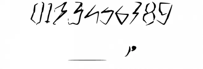 PERLS Font OTHER CHARS