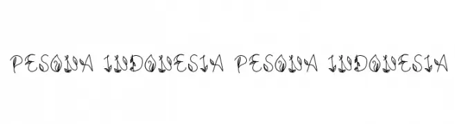 PESONA INDONESIA PESONA INDONESIA  नि: शुल्क फ़ॉन्ट्स डाउनलोड